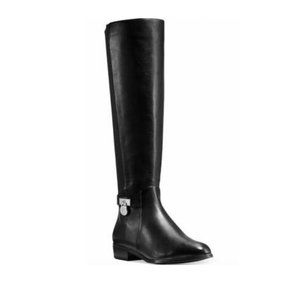 Michael Kors Hamilton Stretch Black Boots